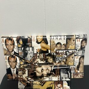 Vogue Print Women's Clutch Bag